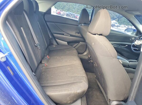 5NPLM4AG4MH046346 2021 HYUNDAI ELANTRA Синий Вид задних сидений