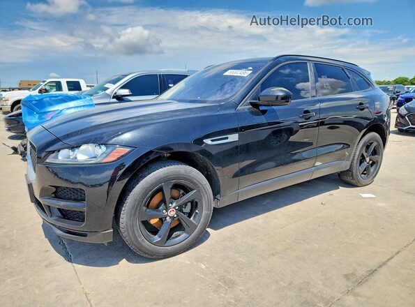 SADCJ2FX7JA321723 2018 JAGUAR F-PACE Черный Задняя левая четверть