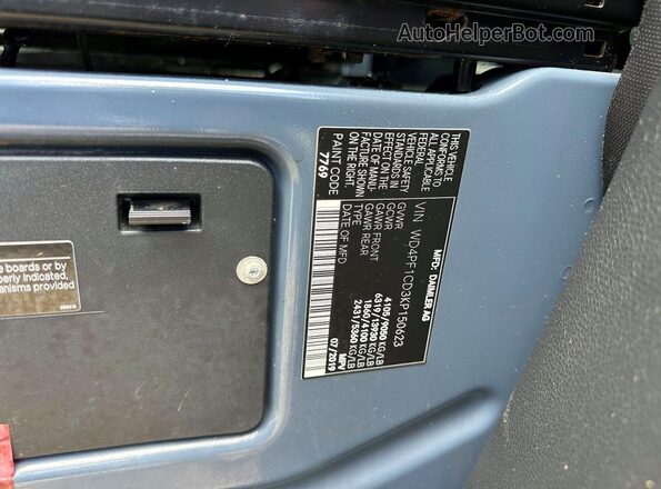 WD4PF1CD3KP150623 2019 MERCEDES-BENZ SPRINTER Gray 