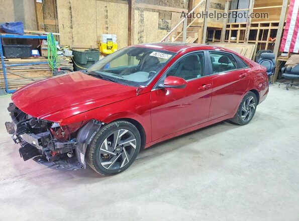 KMHLS4DG9SU926328 2025 HYUNDAI ELANTRA Red 