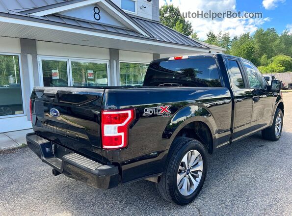1FTFX1E53JFB18185 2018 FORD F150 Black წინა ხედი