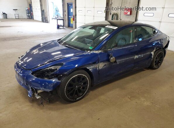 5YJ3E1EAXNF289113 2022 TESLA MODEL Blue 