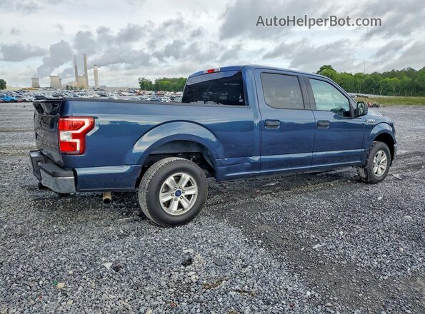 1FTEW1C51JFC66093 2018 FORD F150 Blue Передня права чверть