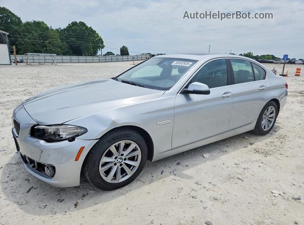 WBA5A7C51GG150975 2016 BMW 5 SERIES Silver Tył lewy