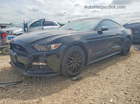 1FA6P8CF9G5237349 2016 FORD MUSTANG Черный Задняя левая четверть