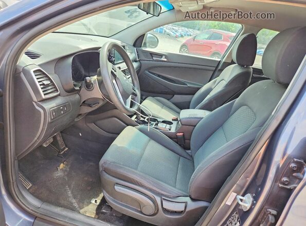 KM8J2CA46KU938061 2019 HYUNDAI TUCSON Синий Вид панели приборов