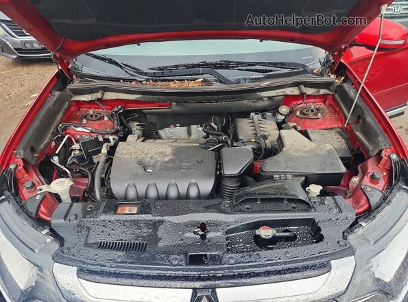 JA4AD3A37GZ007823 2016 MITSUBISHI OUTLANDER Red ძრავის განყოფილების ხედი