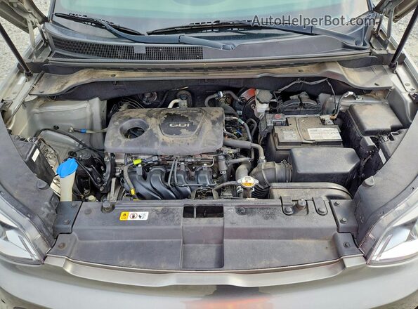 KNDJN2A28K7006690 2019 KIA SOUL Gray Շարժիչի բաժամունքի տեսք
