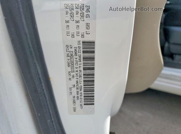 2C4RDGCG9GR353155 2016 DODGE CARAVAN White Панорамний вид салону 360°