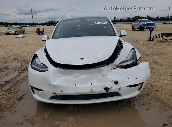 5YJYGDED8MF110626 2021 TESLA MODEL White უკანა ხედი