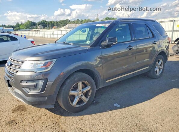 1FM5K8DH4GGA49620 2016 FORD EXPLORER Gray უკანა მარცხენა
