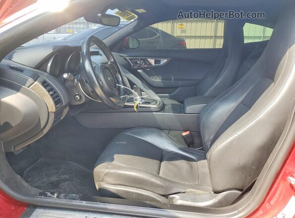 SAJWA6AT1G8K27083 2016 JAGUAR F-TYPE Red Vista del salpicadero