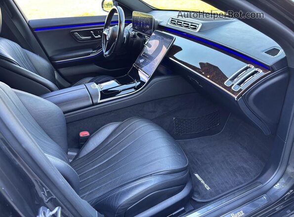 W1K6G6DB9NA122545 2022 MERCEDES-BENZ S-CLASS Серый Вид задней части салона