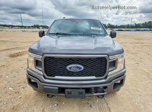 1FTEW1EP3KKC30641 2019 FORD F150 Gray Widok z tyłu