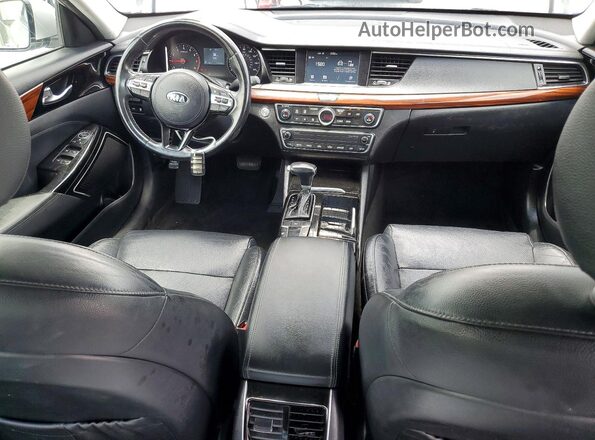 KNALB4J12H5094321 2017 KIA CADENZA Silver Vista del cuadro de instrumentos