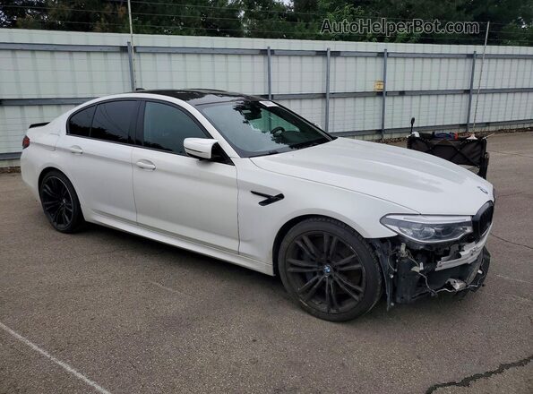 WBSJF0C5XKB284540 2019 BMW M5 White წინა ხედი