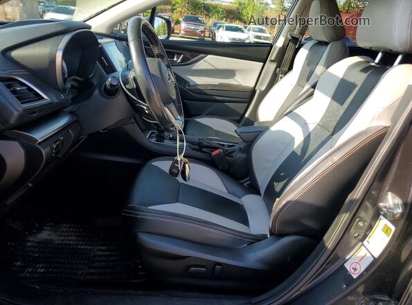 JF2GTAMC0J8299753 2018 SUBARU CROSSTREK Charcoal წინა პანელის ხედი