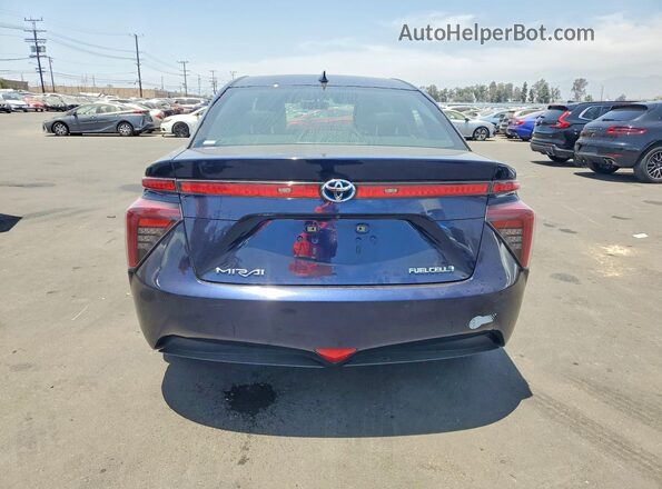 JTDBVRBD3HA001955 2017 TOYOTA MIRAI Blue Front interior view