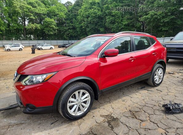 JN1BJ1CR7HW121559 2017 NISSAN ROGUE Red უკანა მარცხენა
