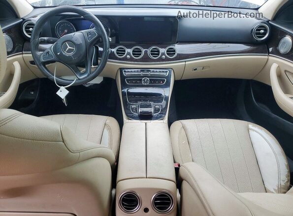 WDDZF4JB2HA104451 2017 MERCEDES-BENZ E White Սարքավորումների վահանակի տեսք