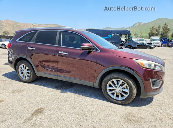 5XYPG4A36GG125583 2016 KIA SORENTO Burgundy 