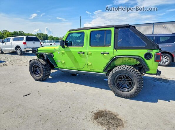 1C4HJXDG1JW317025 2018 JEEP WRANGLER Green 