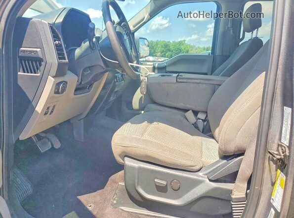 1FTEW1CP0LKF15365 2020 FORD F150 Gray Dashboard view