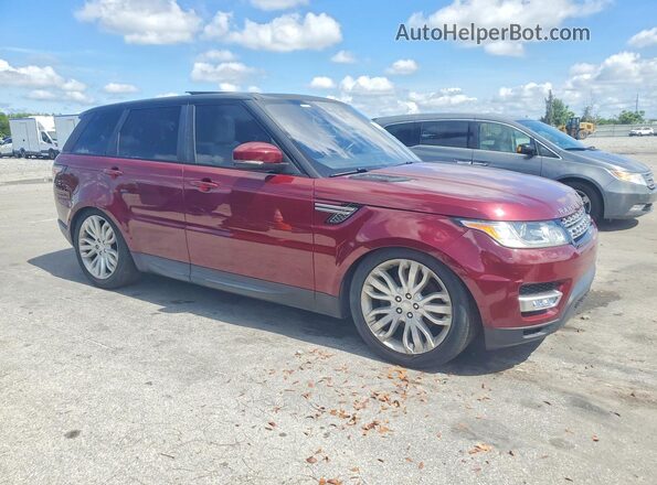 SALWR2FK5HA152956 2017 LAND ROVER RANGE ROVER Red Widok z przodu