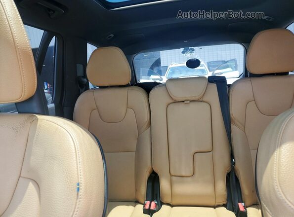YV4102XK7J1337944 2018 VOLVO XC90 Blue Вид задньої частини салону