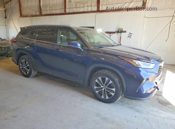 5TDGZRAH9LS005261 2020 TOYOTA HIGHLANDER Black წინა ხედი