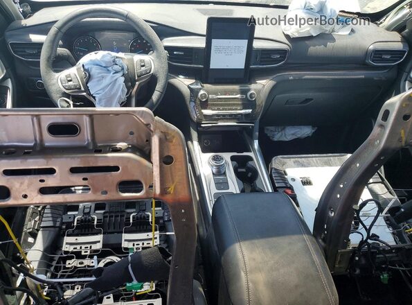 1FMSK7FH3PGB46981 2023 FORD EXPLORER White ხელსაწყოთა პანელის ხედი