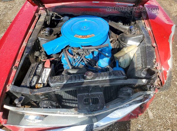 8R01C171986 1968 FORD MUSTANG Red Vista interior trasera