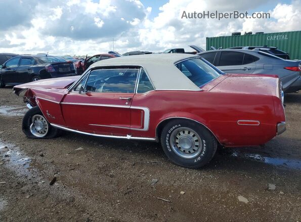 8R01C171986 1968 FORD MUSTANG Red Trasero izquierdo