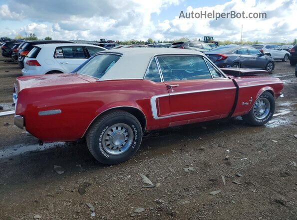 8R01C171986 1968 FORD MUSTANG Red Trasero derecho