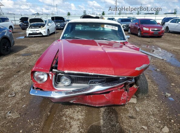 8R01C171986 1968 FORD MUSTANG Red Vista frontal