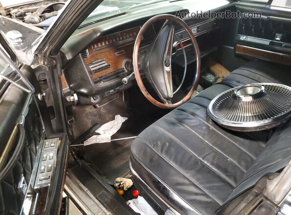 8Y82G810970 1968 LINCOLN CONTINENTA Black Առջևի վահանակի տեսք