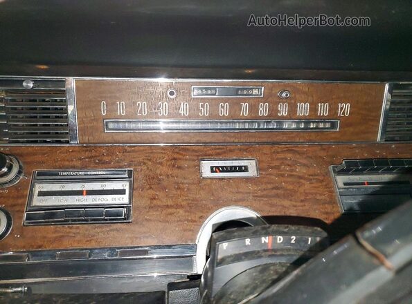 8Y82G810970 1968 LINCOLN CONTINENTA Black Սարքավորումների վահանակի տեսք