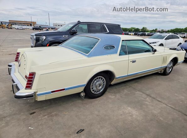 8Y89A844862 1978 LINCOLN CONTINENTA Beige Trasero derecho