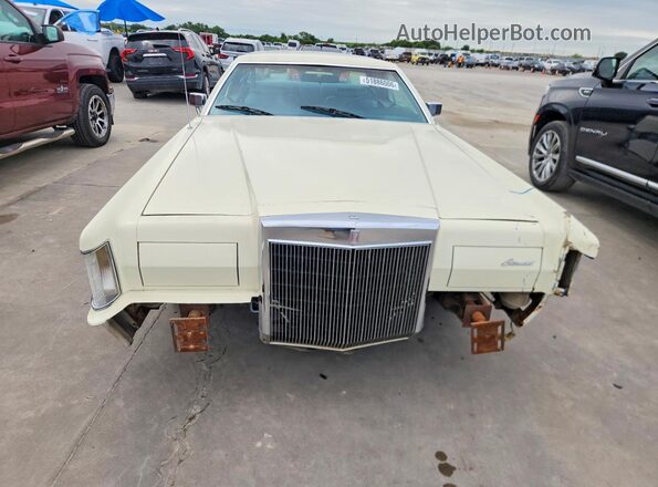 8Y89A844862 1978 LINCOLN CONTINENTA Beige Vista frontal