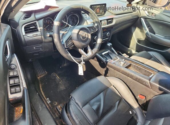 JM1GL1V5XH1112987 2017 MAZDA 6 Black Widok zestawu wskaźników