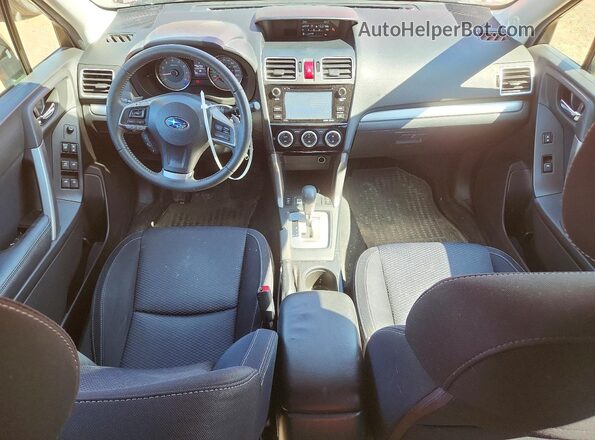 JF2SJCHC7GH446309 2016 SUBARU FORESTER Red Սարքավորումների վահանակի տեսք