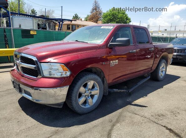 1C6RR7KM7KS724871 2019 RAM 1500 Burgundy Tył lewy