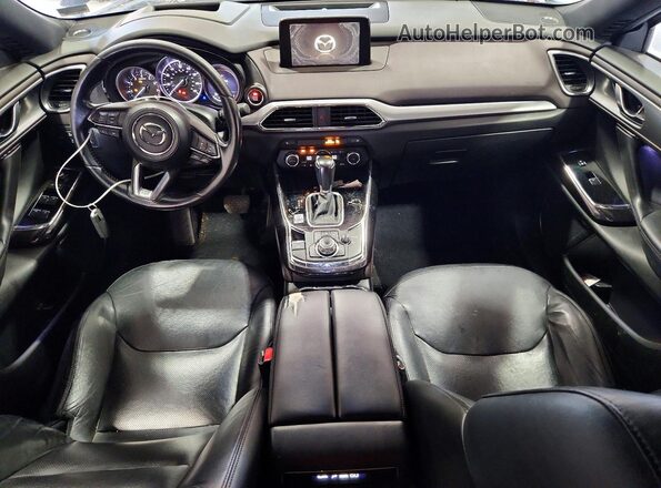 JM3TCBDY4G0108056 2016 MAZDA CX-9 Blue Вид щитка приладів