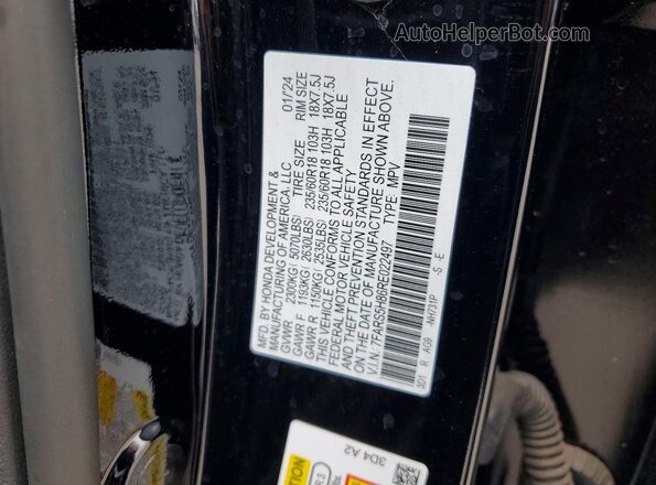7FARS5H86RE022497 2024 HONDA CR-V Черный 
