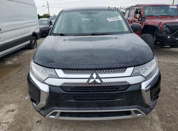JA4AD2A3XLZ048399 2020 MITSUBISHI OUTLANDER Black Вид ззаду