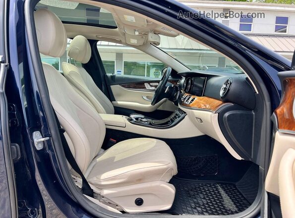 WDDZF4KB8HA132821 2017 MERCEDES-BENZ E Blue Вид спереду