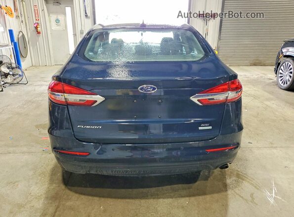 3FA6P0HD1LR149704 2020 FORD FUSION Blue წინა სალონის ხედი