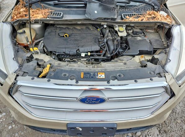1FMCU0GD0JUB88809 2018 FORD ESCAPE Gold VIN sticker view