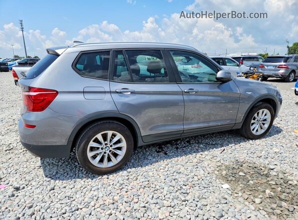 5UXWX9C35H0W69987 2017 BMW X3 Gray Przód prawy