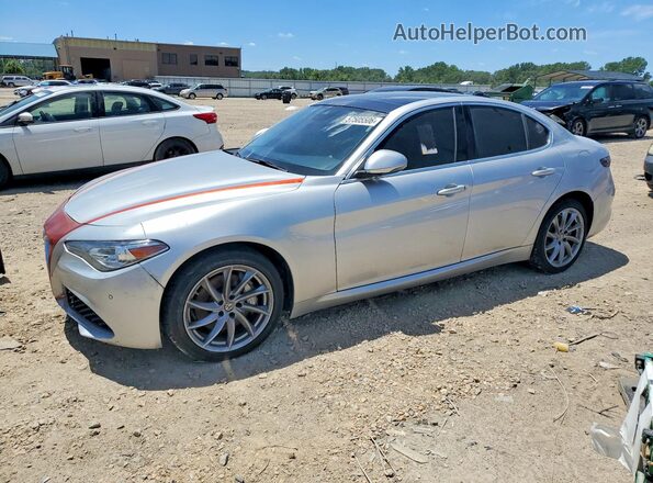 ZARFAEEN4H7554496 2017 ALFA ROMEO GIULIA Silver Rear left
